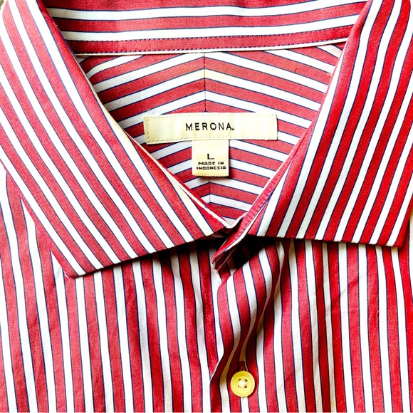 🌟FINAL PRICE🌟 MERONA Formal Shirt w/French Cuffs🎩 - Picture 2 of 6